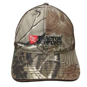 Tractor Supply Co Strapback Trucker Hat Multi One Size Adjustable Mesh Back